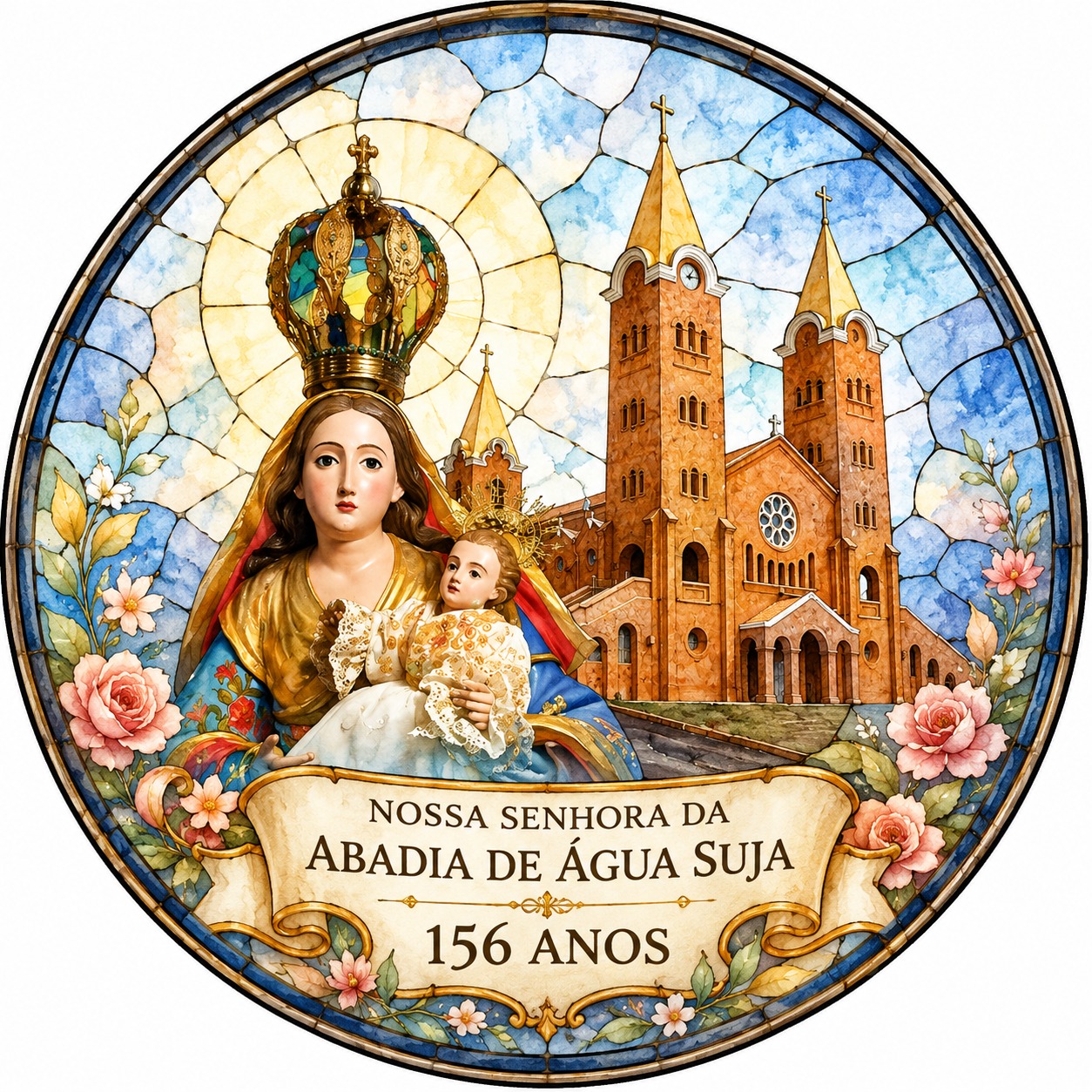 Santuário Basílica de Nossa Senhora da Abadia - Romaria - MG!